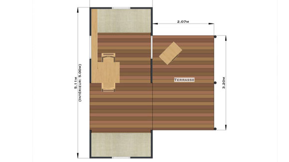 Tentes lodge et cabanes glamping intégrées dans la nature au camping Les Chamberts